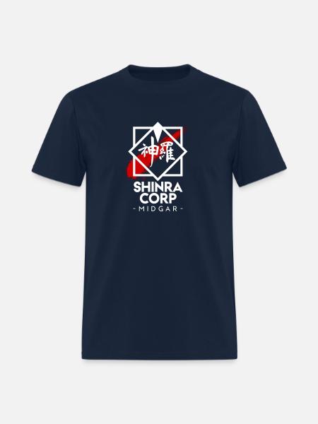 Shinra Corp Midgar - Men's T-Shirt - navy
