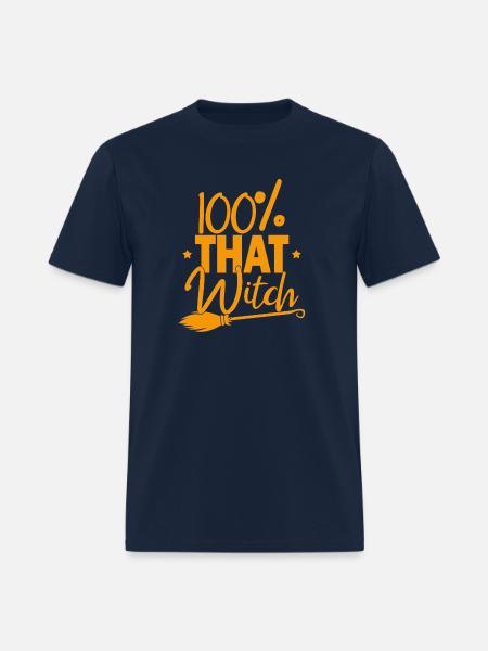 100% That Witch - Men's T-Shirt - navy
