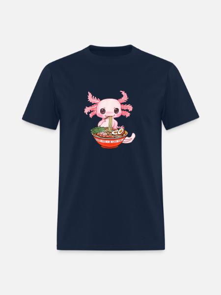 Salamander Kawaii - Men's T-Shirt - navy