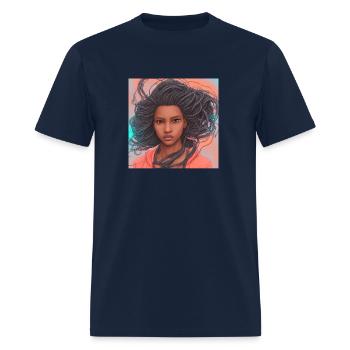 Beautiful - Men's T-Shirt - navy - Front - Jose (178cm)