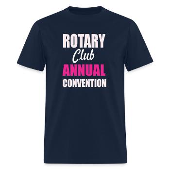 Rotary club annual convention souvenir, - Men's T-Shirt - navy - Front - Jose (178cm)
