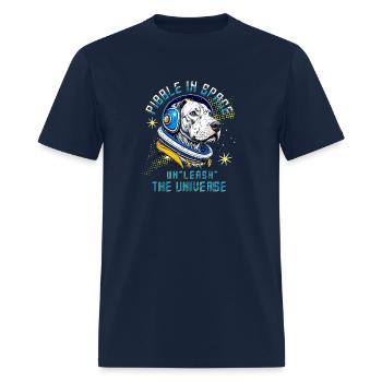 Pibble in Space - Men's T-Shirt - navy - Front - Jose (178cm)