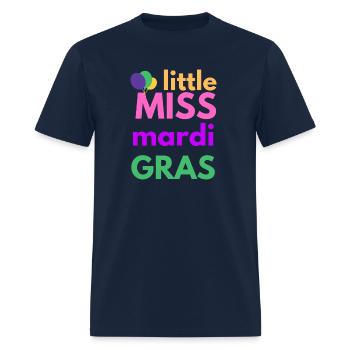 little miss mardi gras - Men's T-Shirt - navy - Front - Jose (178cm)
