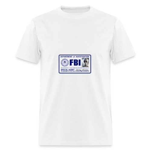 Alien FBI Credentials - Men's T-Shirt