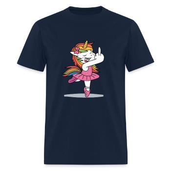 Funny unicorn - Men's T-Shirt - navy - Front - Jose (178cm)