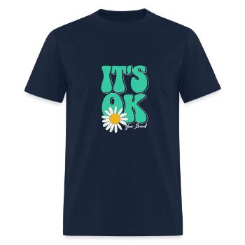 It's OK to Not Be OK - Men's T-Shirt - navy - Front - Jose (178cm)
