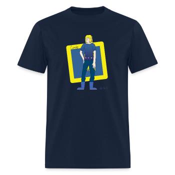 Candy by Alex H-A - Men's T-Shirt - navy - Front - Jose (178cm)