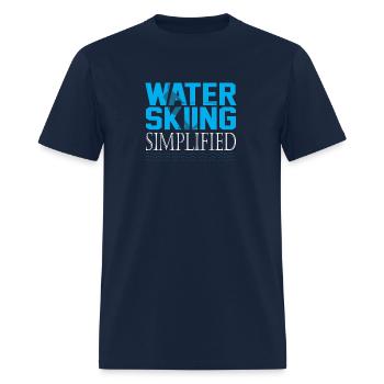 Water Skiing Transparent - Men's T-Shirt - navy - Front - Jose (178cm)