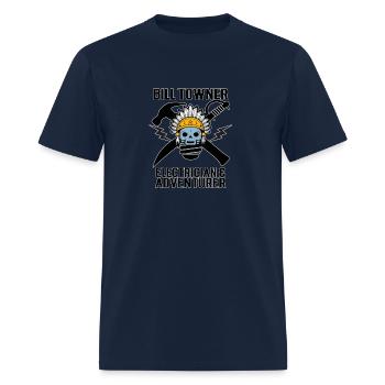 Bill Towner - Electrician & Adventurer - Men's T-Shirt - navy - Front - Jose (178cm)