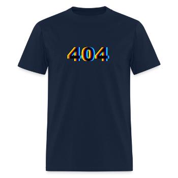 404 Area Code - Men's T-Shirt - navy - Front - Jose (178cm)