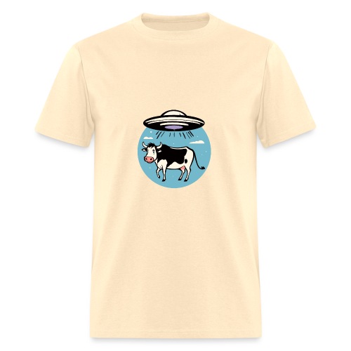 UFO Cow Abduction - Men's T-Shirt