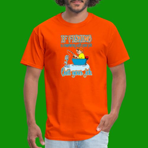 Fishing Job - Men's T-Shirt