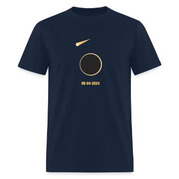solar eclipse devils comet design - Men's T-Shirt - navy - Front - Jose (178cm)