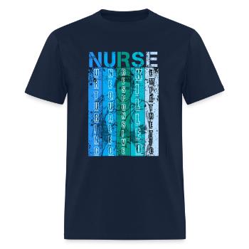Nurse acronym, nurse acronym appreciated - Men's T-Shirt - navy - Front - Jose (178cm)