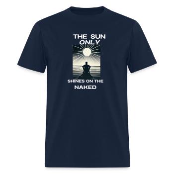 Nakedness - Men's T-Shirt - navy - Front - Jose (178cm)