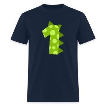 number one - Men's T-Shirt - navy - Front - Jose (178cm)
