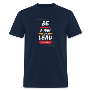 leader - Men's T-Shirt - navy - Front - Jose (178cm)