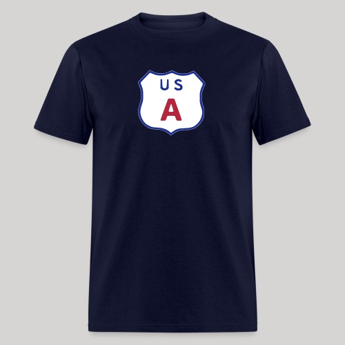 US Highway sign USA - Men's T-Shirt