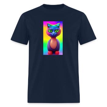 Lucky Felix - Men's T-Shirt - navy - Front - Jose (178cm)