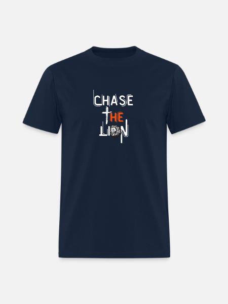 Chase the Lion - Men's T-Shirt - navy