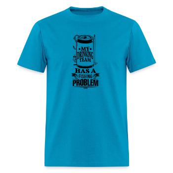 pêcheur - T-shirt Homme - turquoise - Devant - Jose (178cm)