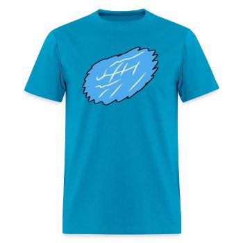 Cloud - Men's T-Shirt - turquoise - Front - Jose (178cm)
