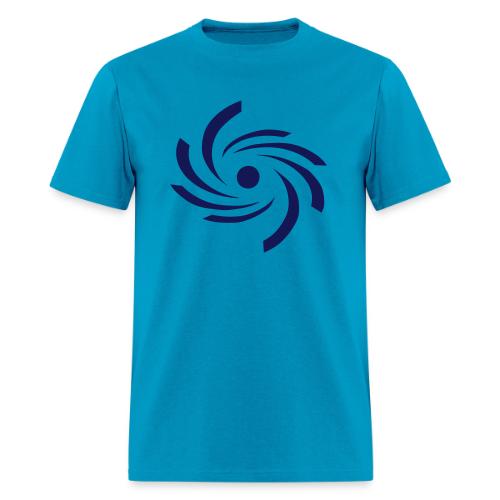 Camiseta para hombre con el símbolo de huracán azul oscuro de Huracanes Caribe