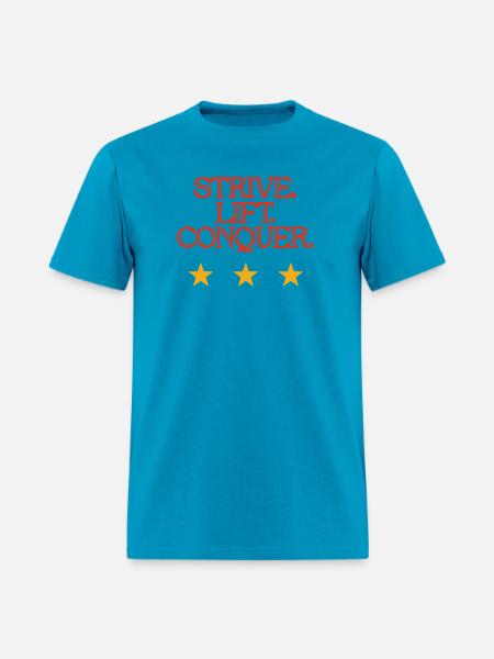 Strive Life to Conquer - Men's T-Shirt - turquoise