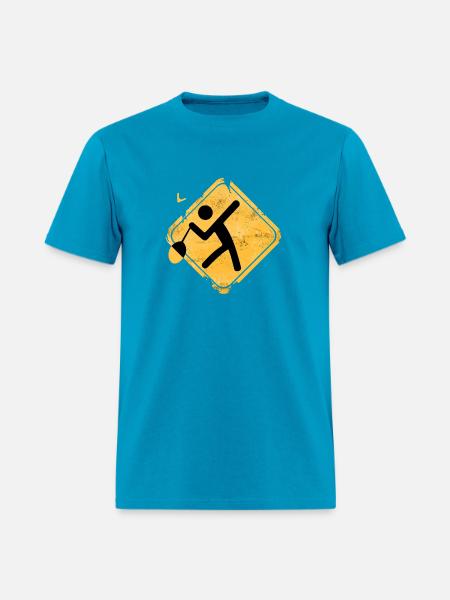 Escape Dash Hazard Icon - Men's T-Shirt - turquoise
