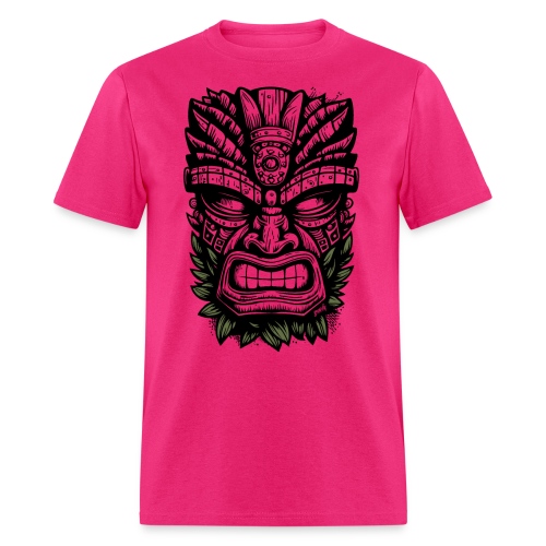 Island Vacation Tiki Mask Summer Graphic by Gnarly - Men's T-Shirt