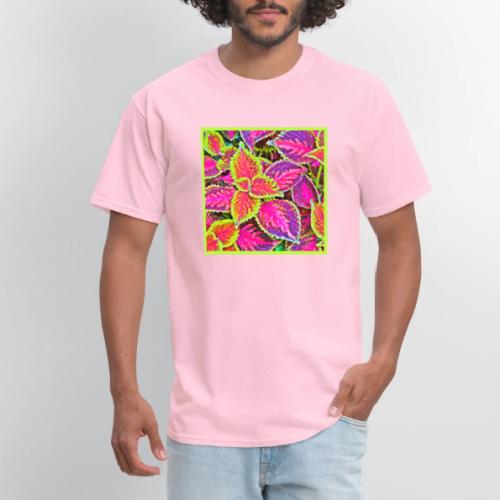 Vivid ChromaLeaf Harmony Pattern - Men's T-Shirt