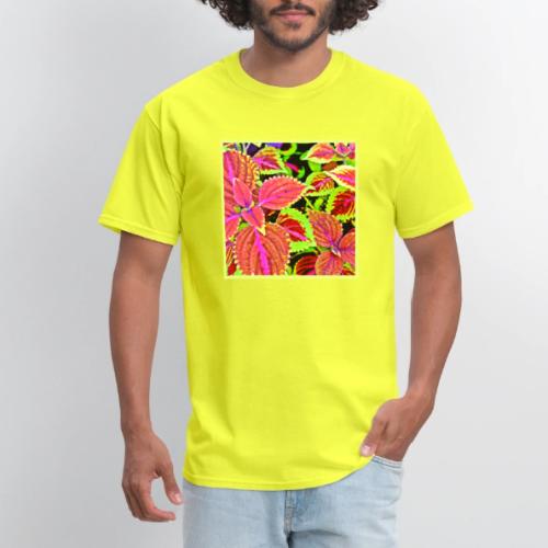 Vibrant RadiantLeaf Dreams Pattern - Men's T-Shirt