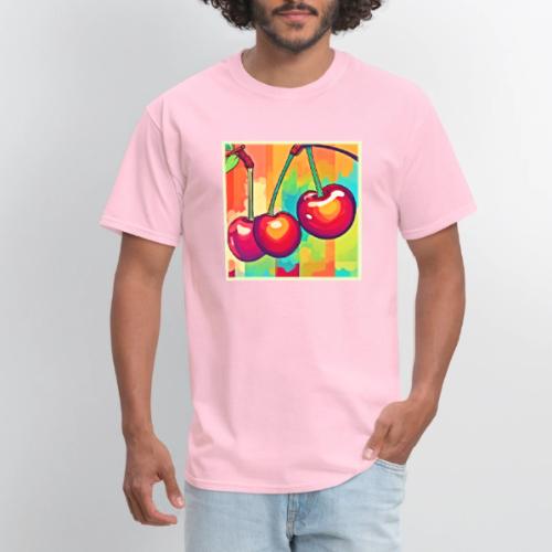 Vibrant Cherry Art - Men's T-Shirt