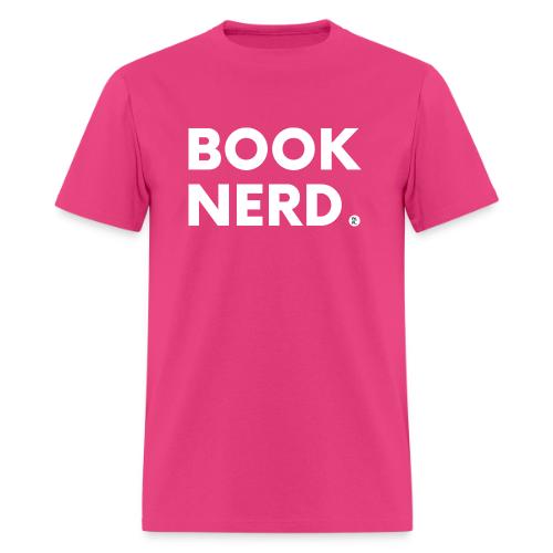Book Nerd in White - Men's T-Shirt