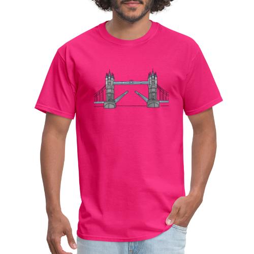 London tower bridge, landmark of London UK - Men's T-Shirt