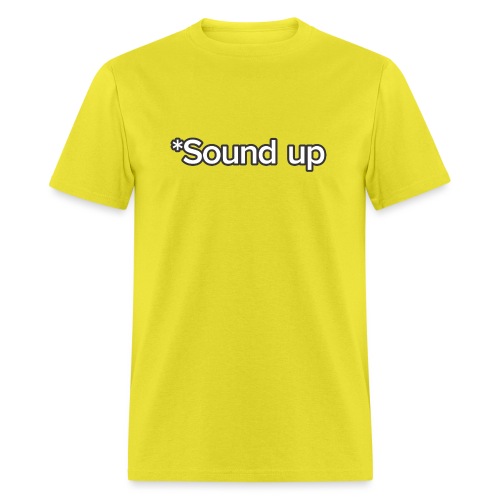 *Sound up - Men's T-Shirt