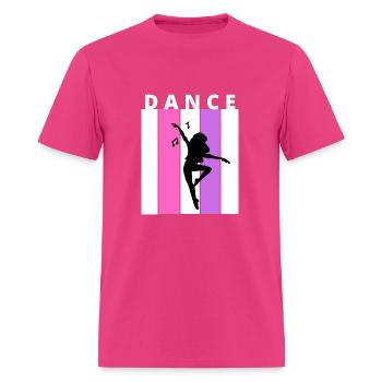 Dance - Men's T-Shirt - fuchsia - Front - Jose (178cm)