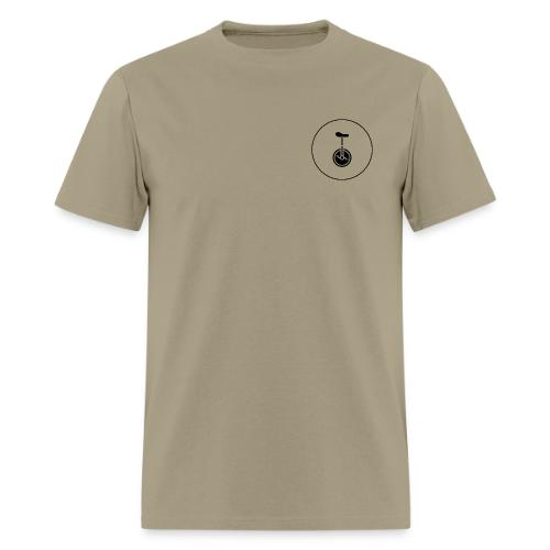 Unicycle Logo Black - Men's T-Shirt