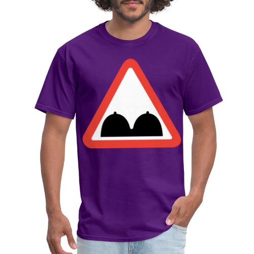 Boobs Ahead - Men's T-Shirt