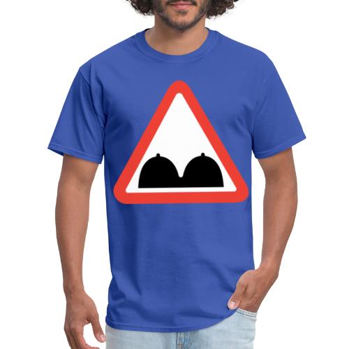 Boobs Ahead - Men's T-Shirt