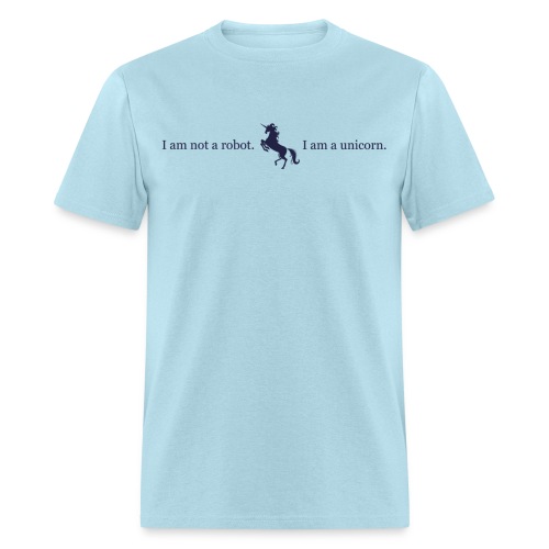unicorn 3 final dark blue - Men's T-Shirt