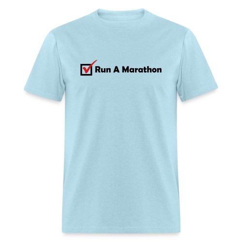 RUN MARATHON CHECK - Men's T-Shirt