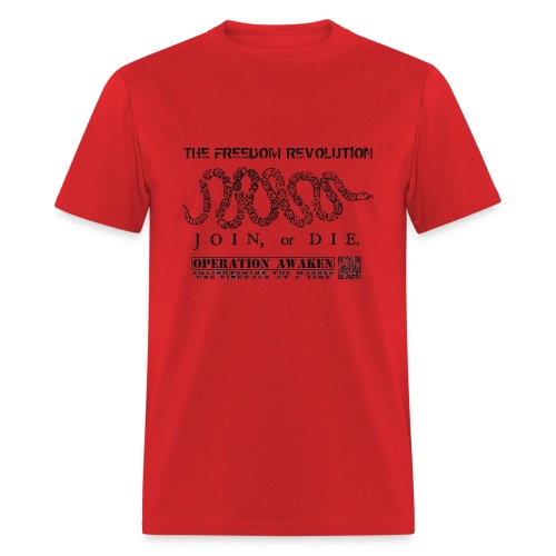 freedom revoution black png - Men's T-Shirt
