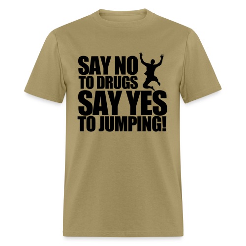 jumping - Men's T-Shirt