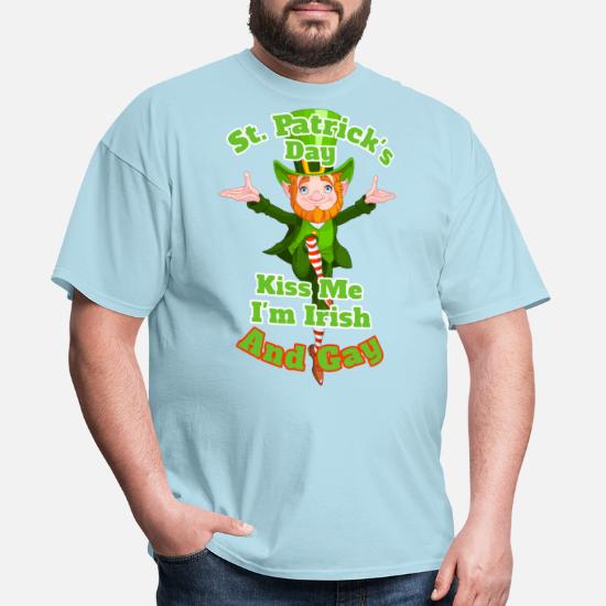 Funny St. Patrick's Day Shirt. Gay Leprechaun. LBG' Men's T-Shirt |  Spreadshirt
