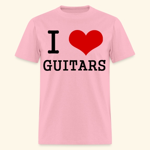 I love guitars - Men's T-Shirt