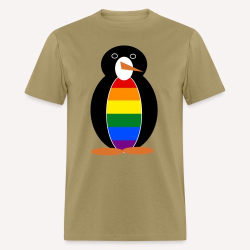 Gay Pride Penguin - Men's T-Shirt