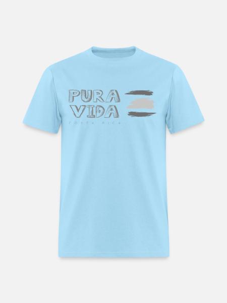 Pura Vida Mono - Men's T-Shirt - powder blue