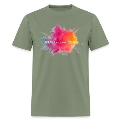 Full Heart Free Voice Color Burst Only - Men's T-Shirt