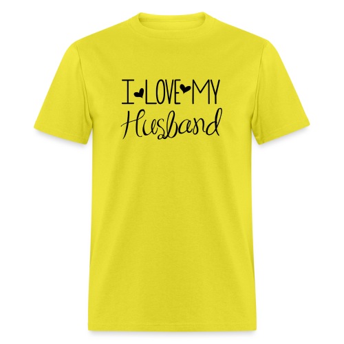 I love my husband - Men's T-Shirt